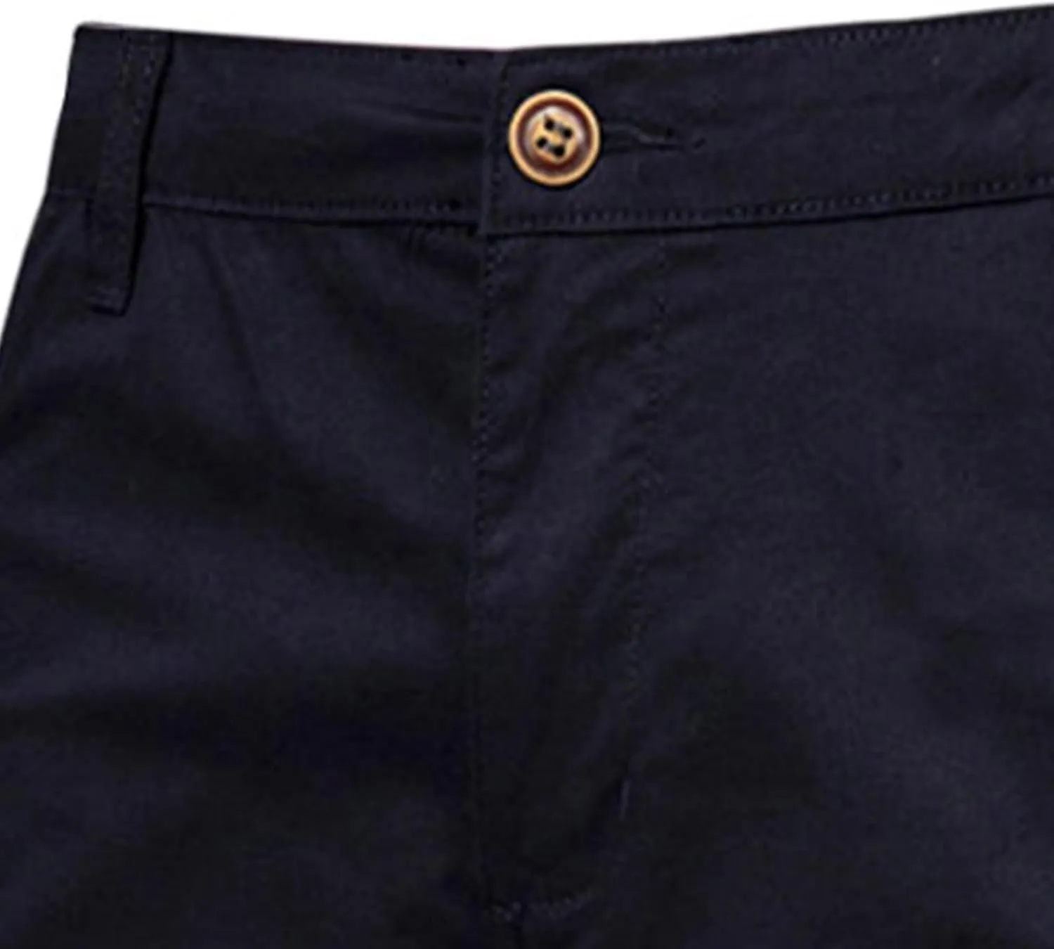 Men's Stretch Chino Short Fashion Slim Fit Flat Front Cargo Shorts Classic Summer Comfort Casual Shorts with Pocket