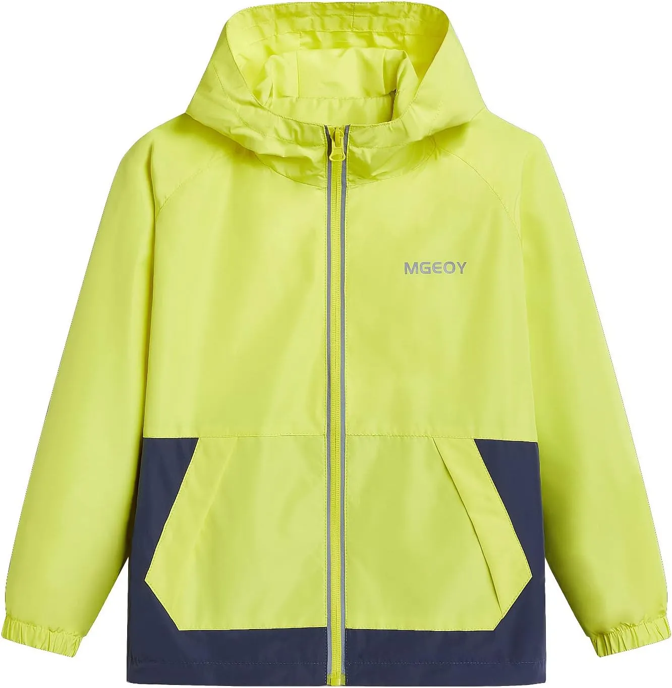 MGEOY Kids Rain Jackets Waterproof with Hood Lightweight Rain Coats for Girls Boys
