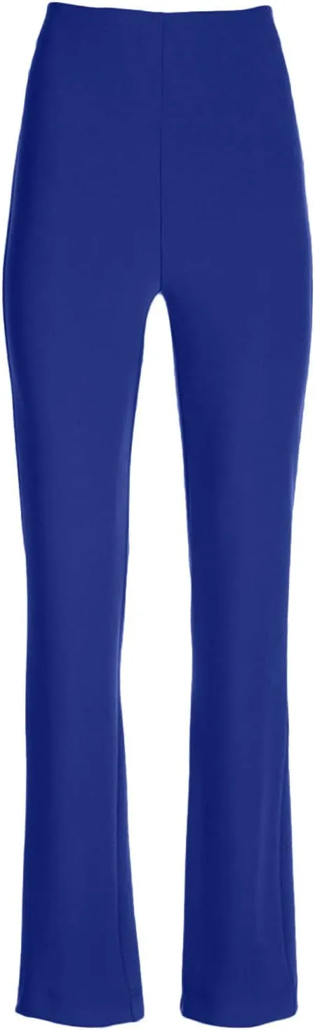 Pants for Women Comfort Stretch Loose Fit Leg Skinny High Waist Pull On Pants for Business Work Dress Bootcut Trousers