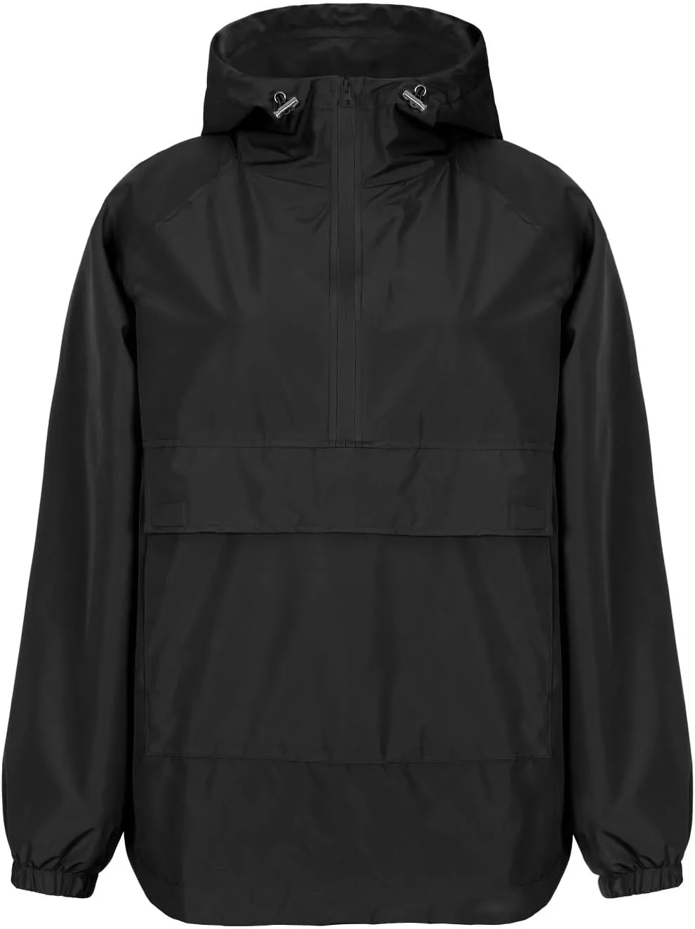 PESION Womens Packable Waterproof Raincoat Lightweight Rain Jacket, Running Cycling Hiking Windbreaker Pullover Jackets