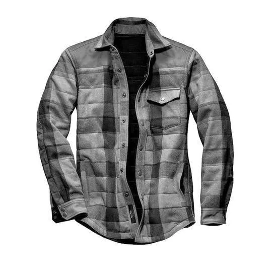 Plaid And Cotton Thermal Jacket