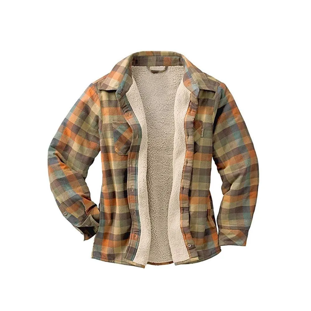 Plaid And Cotton Thermal Jacket