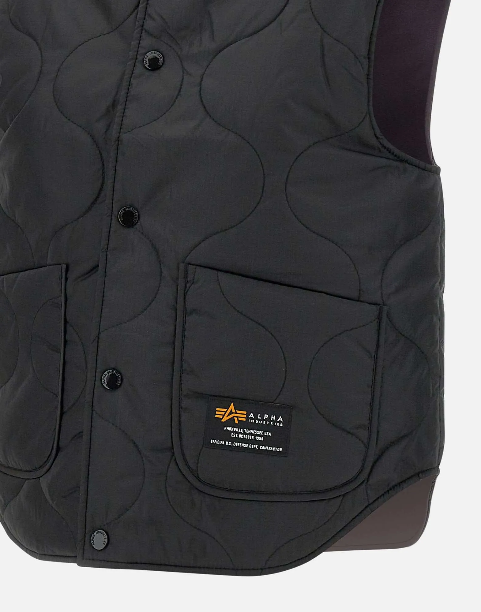 Reversible Black and Purple Vest