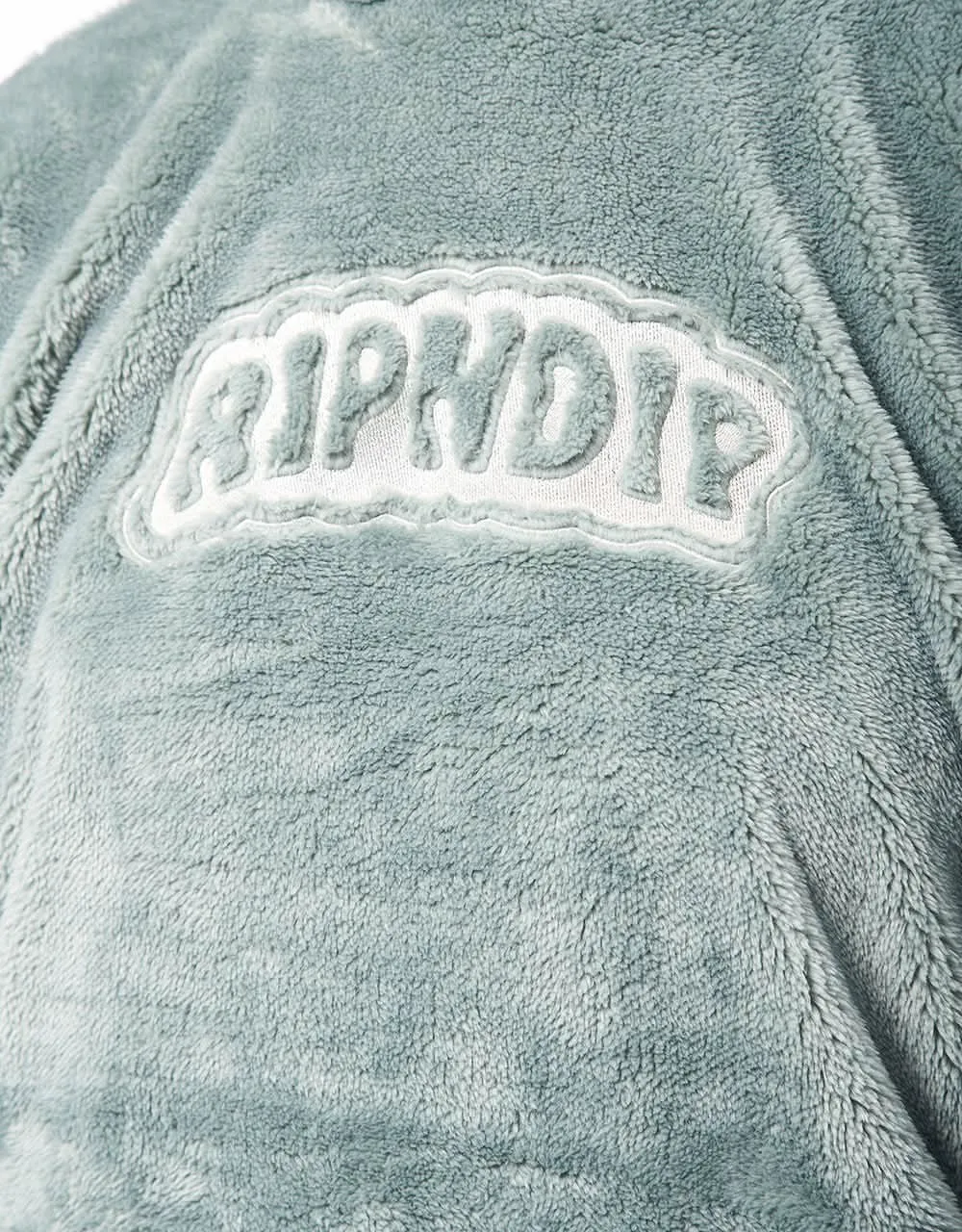 RIPNDIP Bubble Sherpa Pullover Hoodie - Cool Grey