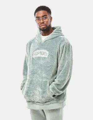 RIPNDIP Bubble Sherpa Pullover Hoodie - Cool Grey