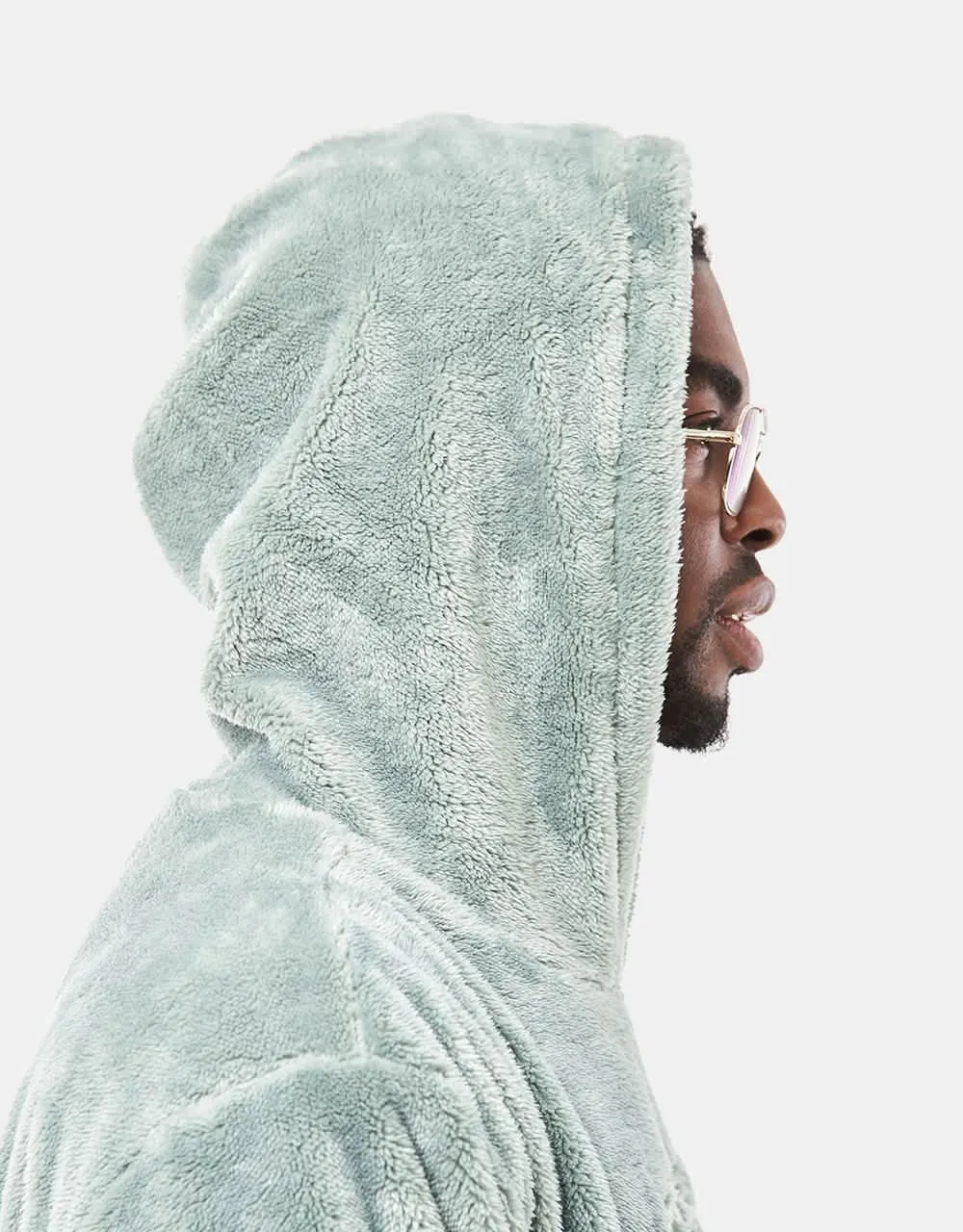 RIPNDIP Bubble Sherpa Pullover Hoodie - Cool Grey