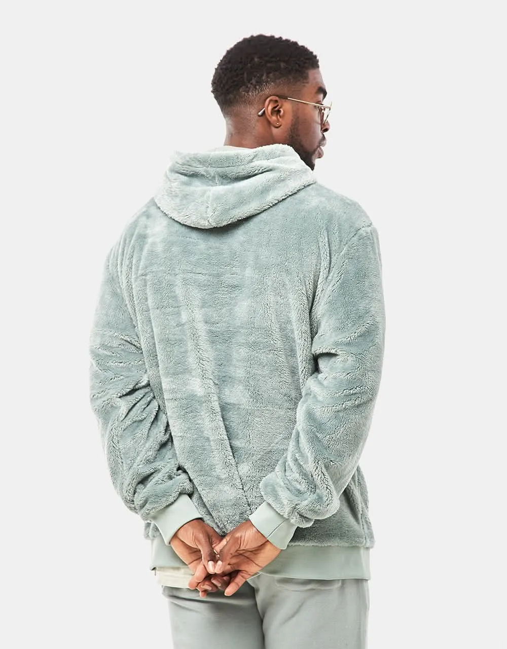 RIPNDIP Bubble Sherpa Pullover Hoodie - Cool Grey