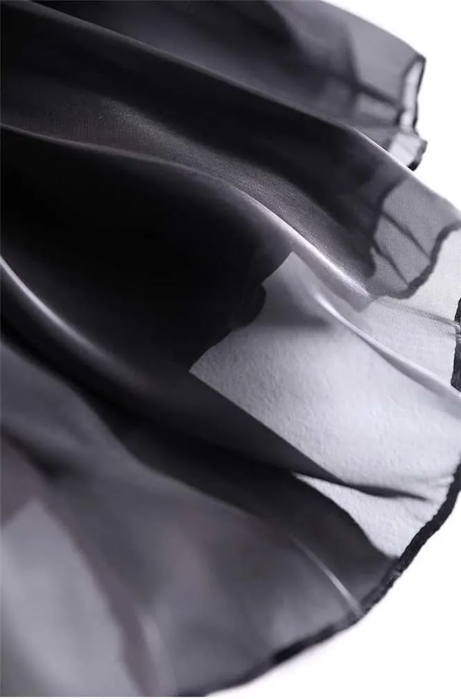 Smooth Satin Skirts Women Spring Summer Fashion Mid-Length A-Line Pleated Skirt