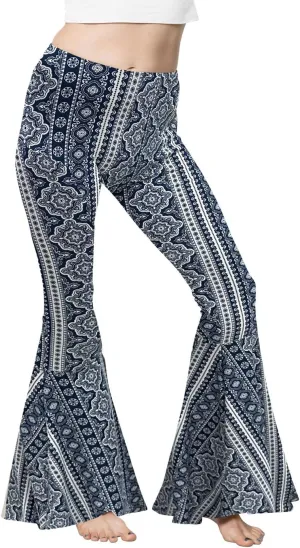 STRETCH IS COMFORT Womens Plus Size Oh So Soft Pull On Stretchy Bell Bottom Flare Pants| XL-7X