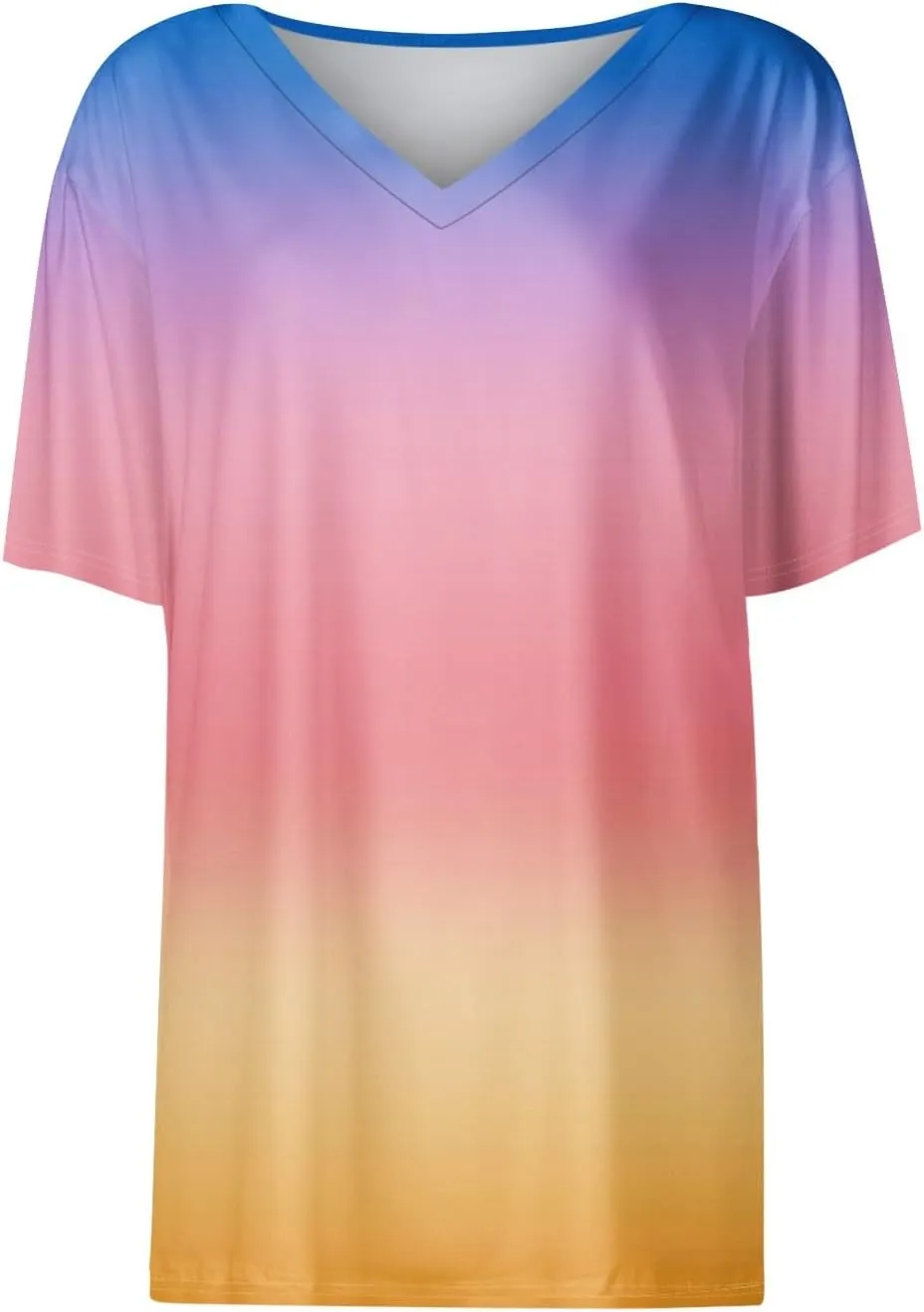 Summer Tops for Women 2025 Short Sleeve V Neck Plus Size Womens Tops Drssy Casual Shirts for Women Blouese Trendy