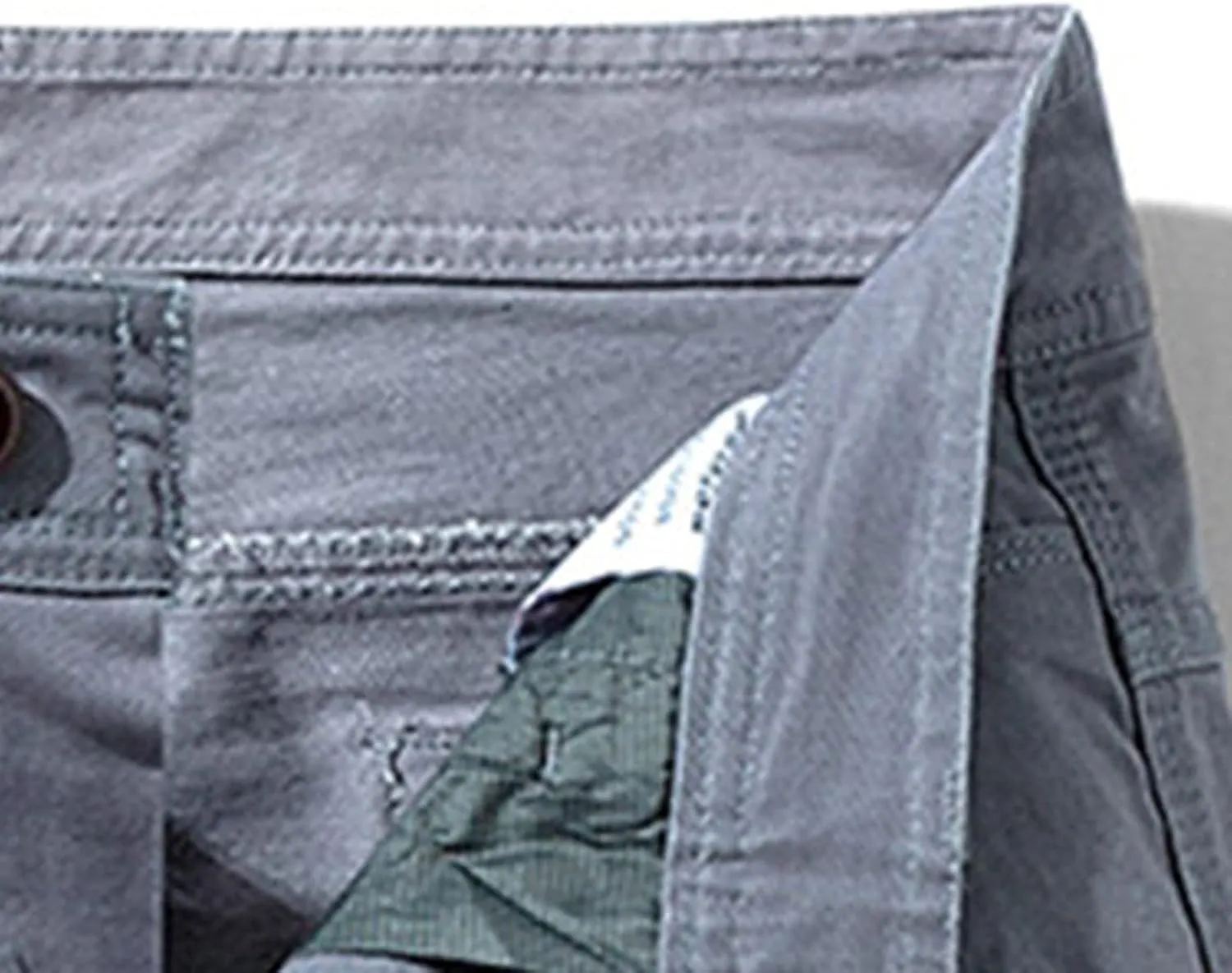 tuduoms Men's Slim-Fit Comfort Stretch Cargo Short Chino Ripstop Work Shorts Trousers Lightweight Multi Pockets Casual Short