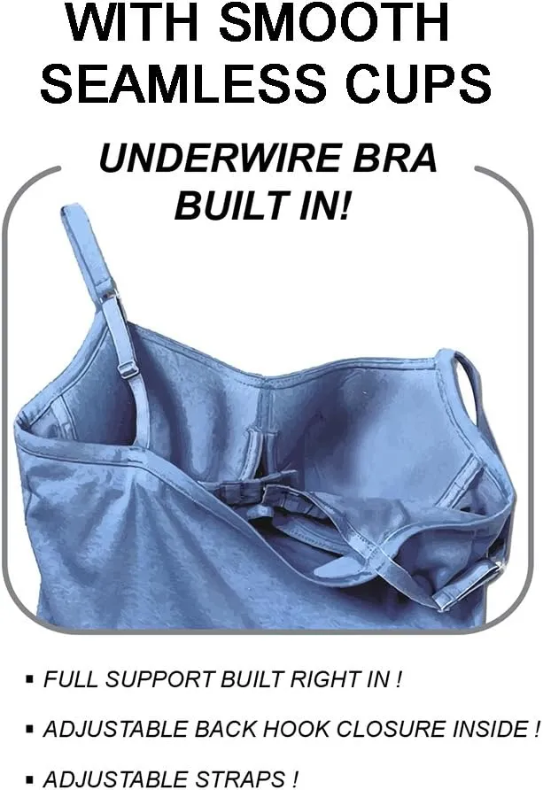 Underwire (Smooth Seamless Cup) High Neck Camisole