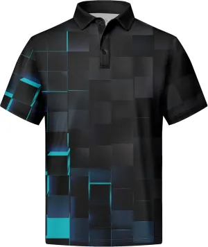 V VALANCH Mens Polo Shirts Short Sleeve Moisture Wicking Golf Tennis Polo Casual Shirts