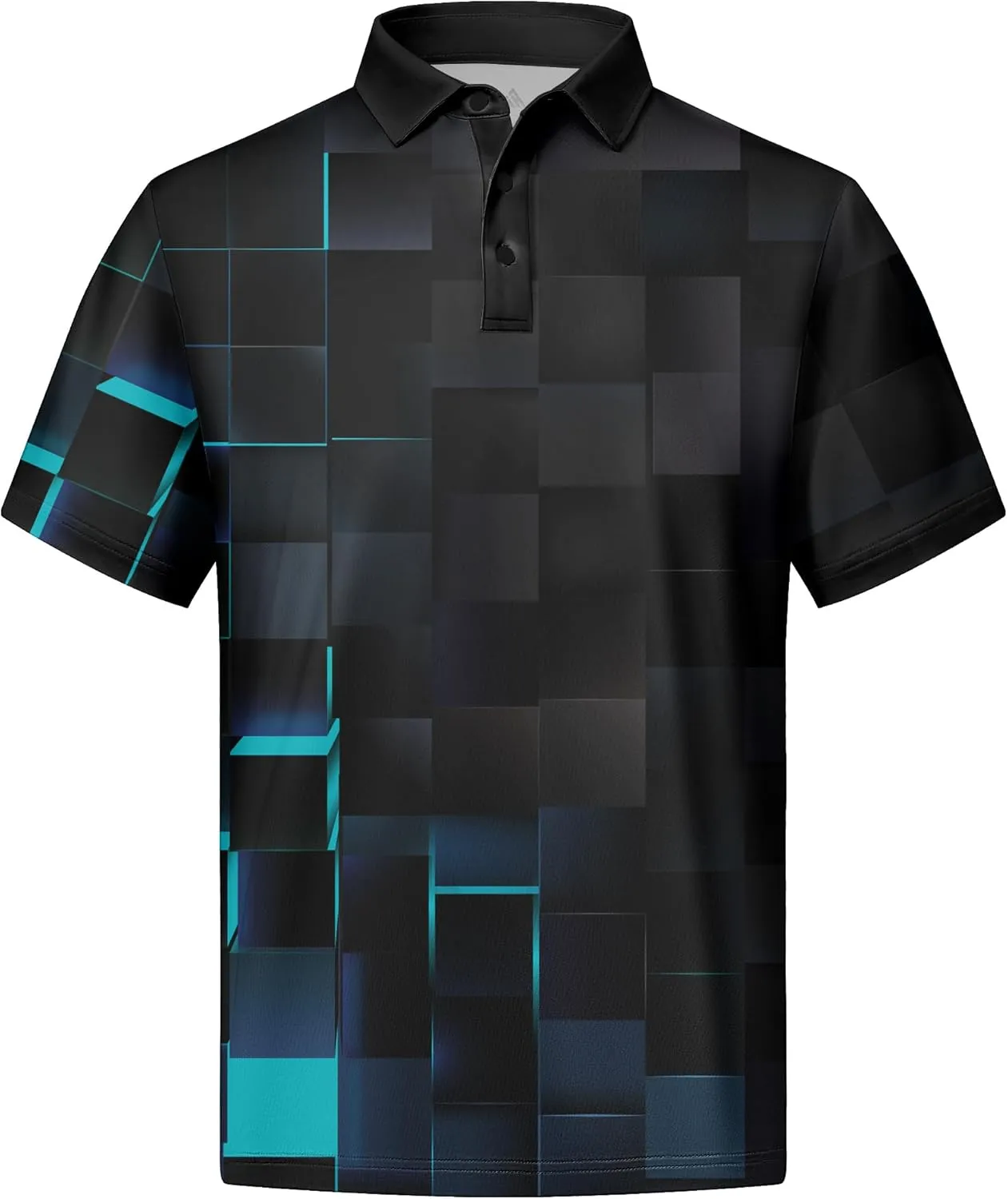 V VALANCH Mens Polo Shirts Short Sleeve Moisture Wicking Golf Tennis Polo Casual Shirts