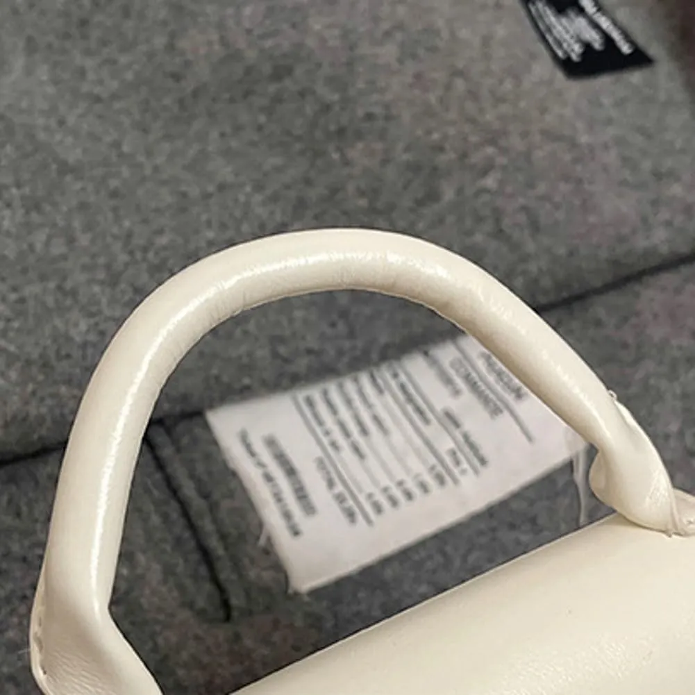 Womens Cute Shoulder Bag Purse Trendy Round Smooth Top Handle Bag Fairy Style Adjustable Tote Handbags 2025