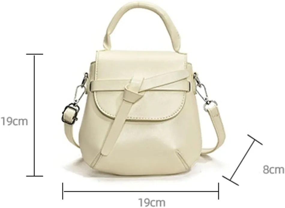 Womens Cute Shoulder Bag Purse Trendy Round Smooth Top Handle Bag Fairy Style Adjustable Tote Handbags 2025