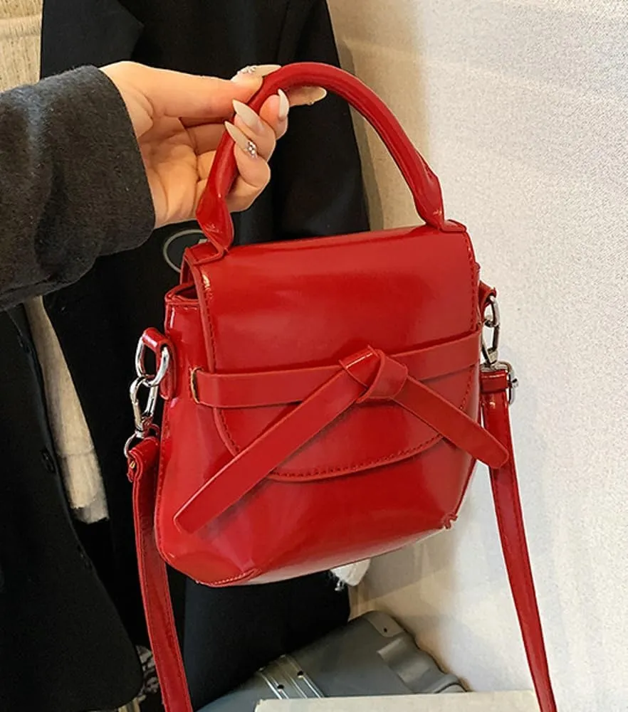 Womens Cute Shoulder Bag Purse Trendy Round Smooth Top Handle Bag Fairy Style Adjustable Tote Handbags 2025
