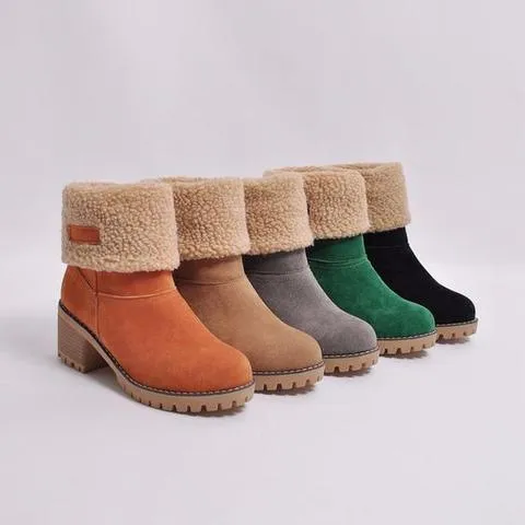 Women's Shoes Snow boots Ladies Winter Flock Warm Boots