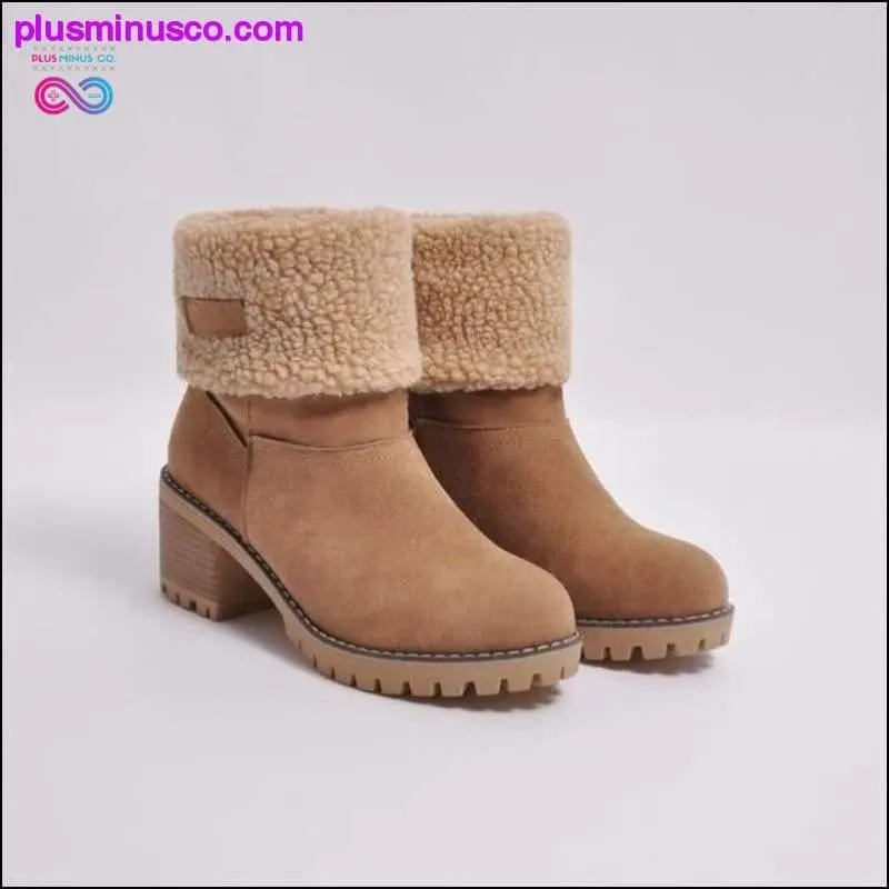 Women's Shoes Snow boots Ladies Winter Flock Warm Boots
