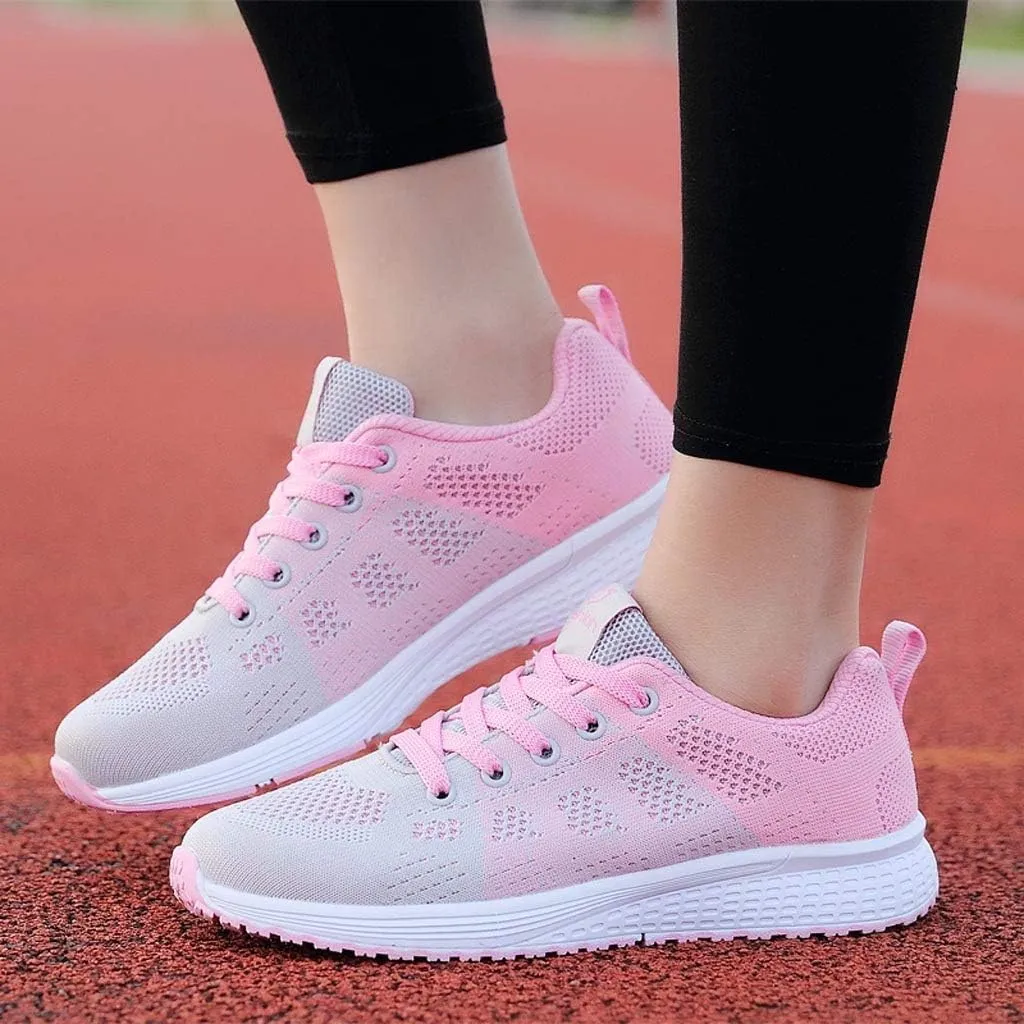 Women's Sneakers Athletic Sport Running Shoes Lace Up Mens Casual Shoes Slip On Men's Shoes Casual Black Platform Sneaker Tennis Shoe Cross Trainer Shoe