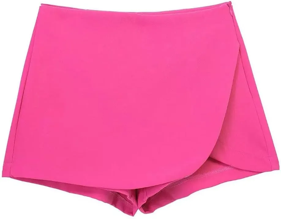 Women's Summer Asymmetric Shorts Casual Elegant Sweet Skorts