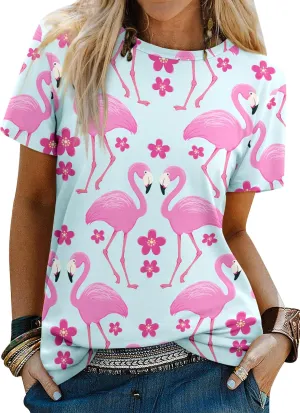 Womens Tie Dye Shirt Short Sleeve Crewneck Casual Loose Cute Tops Color-Block Pullover Sweatshirt