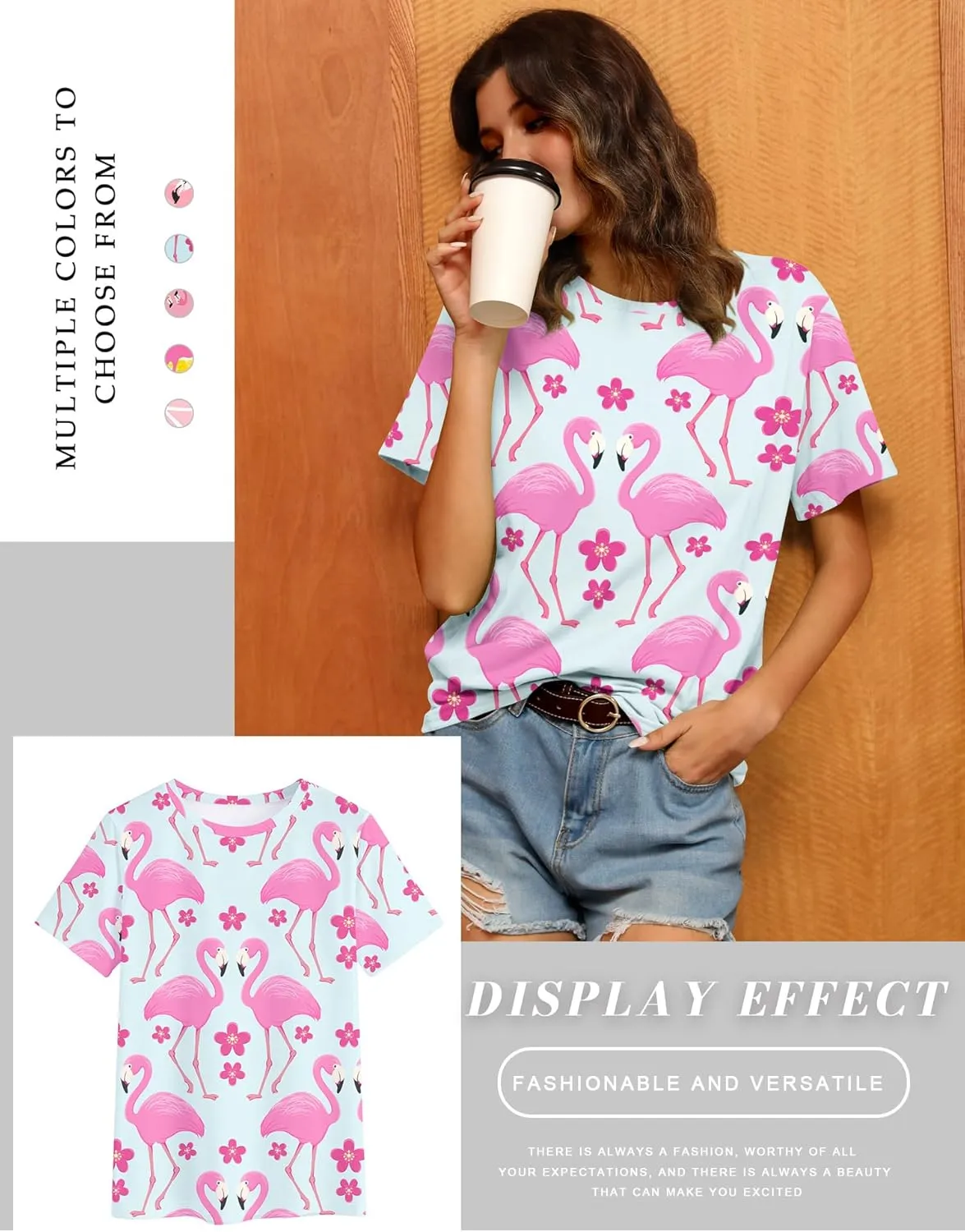 Womens Tie Dye Shirt Short Sleeve Crewneck Casual Loose Cute Tops Color-Block Pullover Sweatshirt