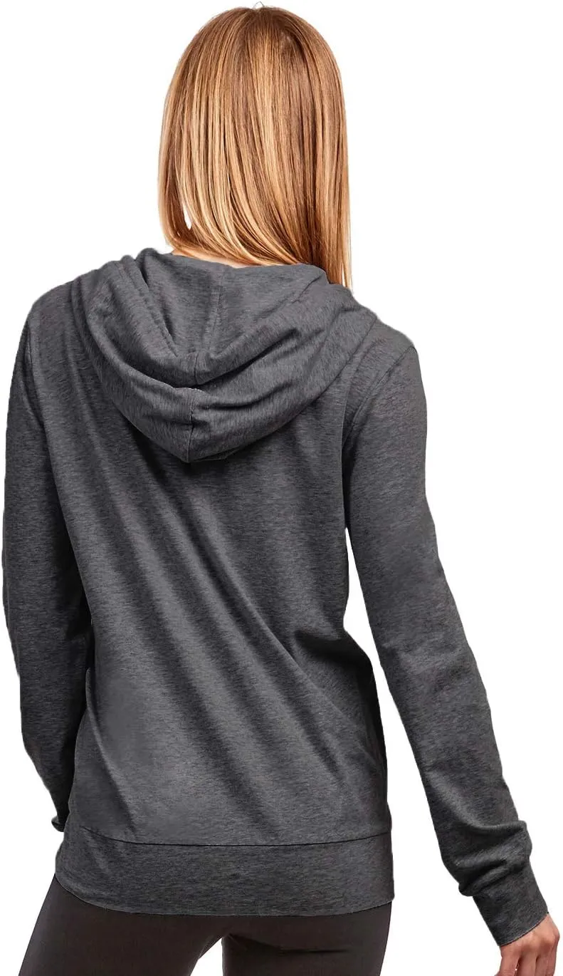 Women's Zip Up Cotton Light Hoodie Jacket