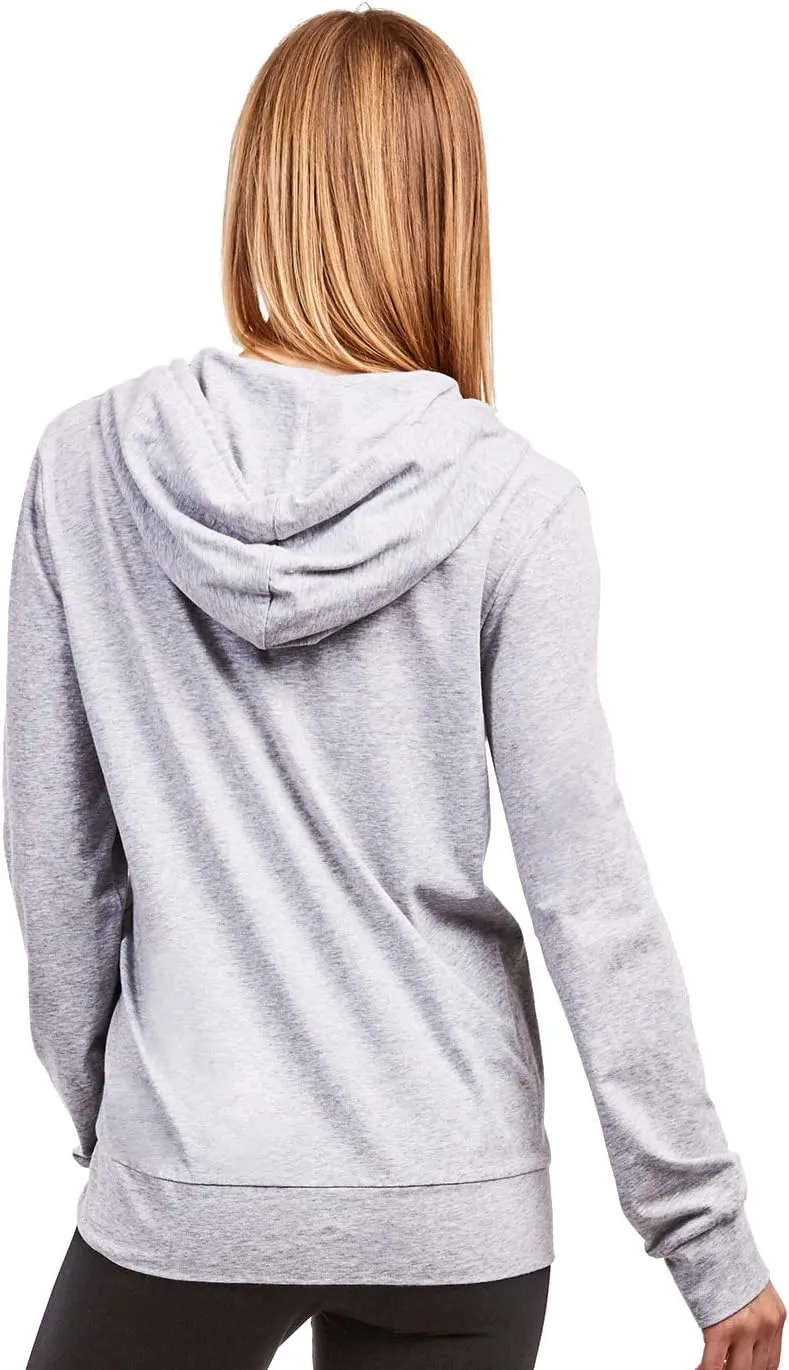 Women's Zip Up Cotton Light Hoodie Jacket