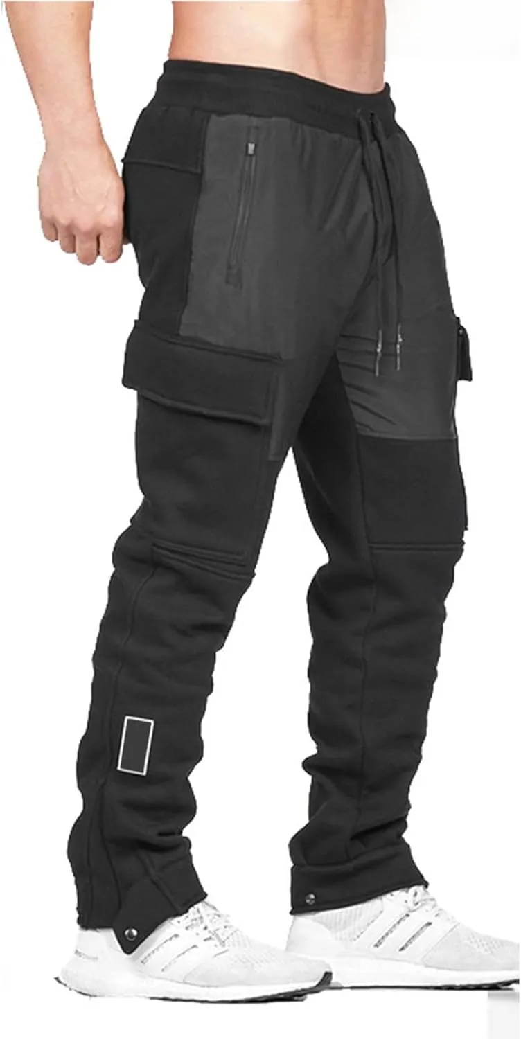 Work Pants for Men Big and Tall Hiking Pants Multi Pockets Classic Fit Comfort Utility Cargo Work Pants Regular Fit