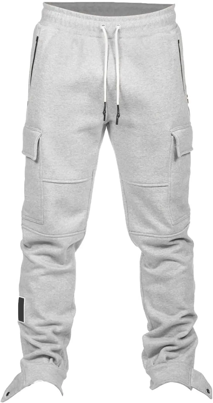 Work Pants for Men Big and Tall Hiking Pants Multi Pockets Classic Fit Comfort Utility Cargo Work Pants Regular Fit